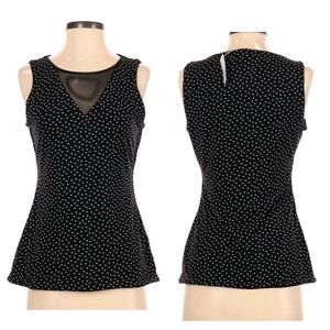 Whbm reversible matte jersey shell